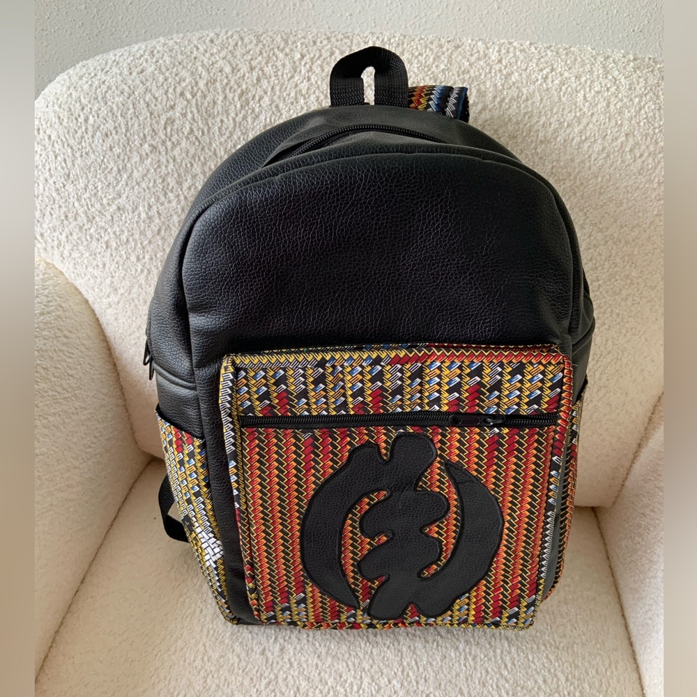 New African fabric Backpack